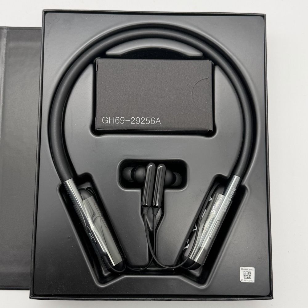 Samsung U Flex EO-BG950 Bluetooth Wireless Neckband Headphones Black Open Box